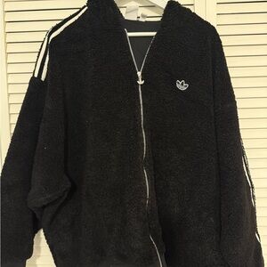 Adidas Black Zip-Up Jacket